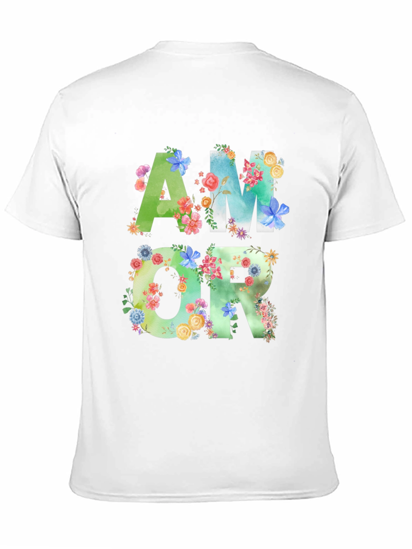 Floral Amor T-Shirt - Stylish Graphic Tee