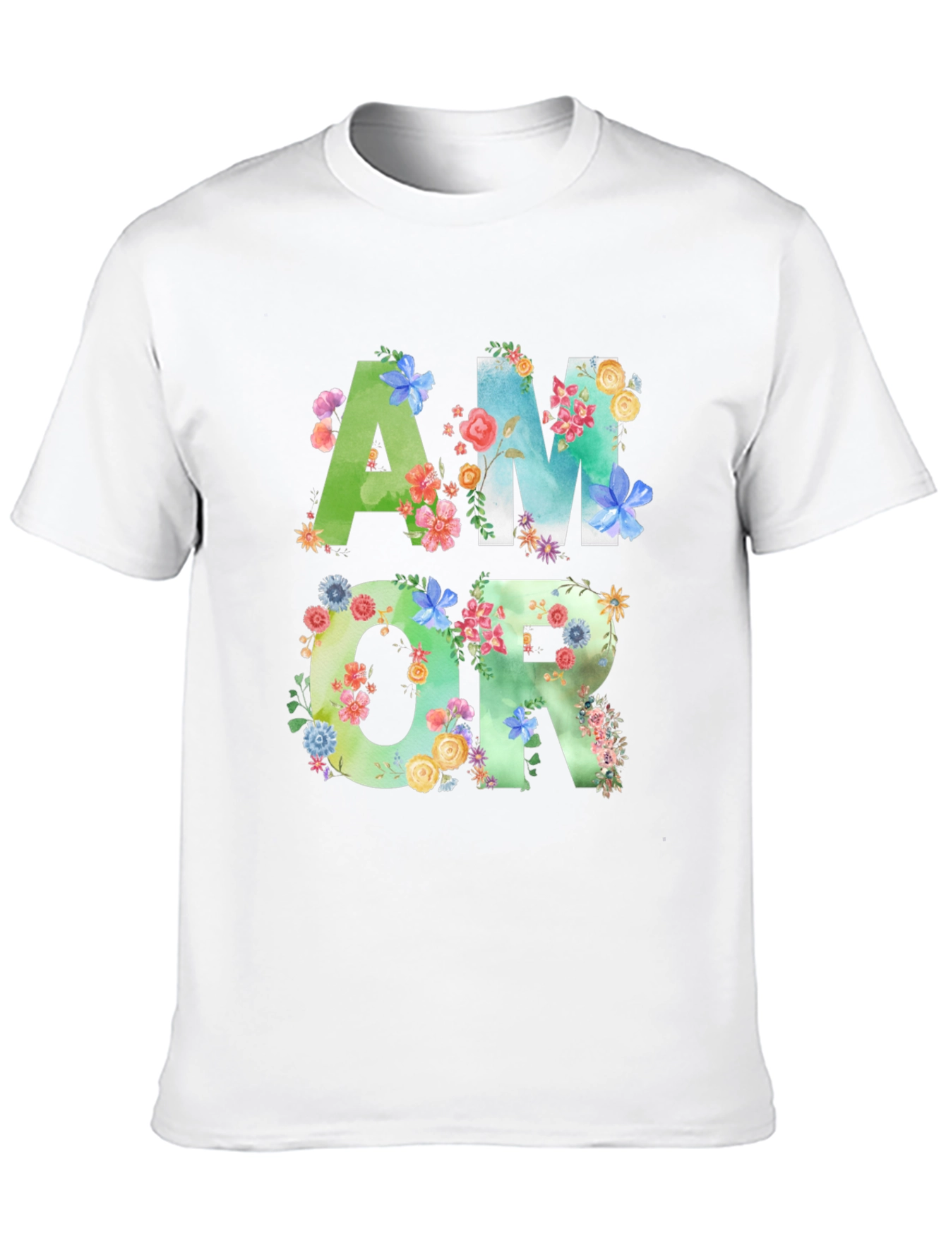 Floral Amor T-Shirt - Stylish Graphic Tee