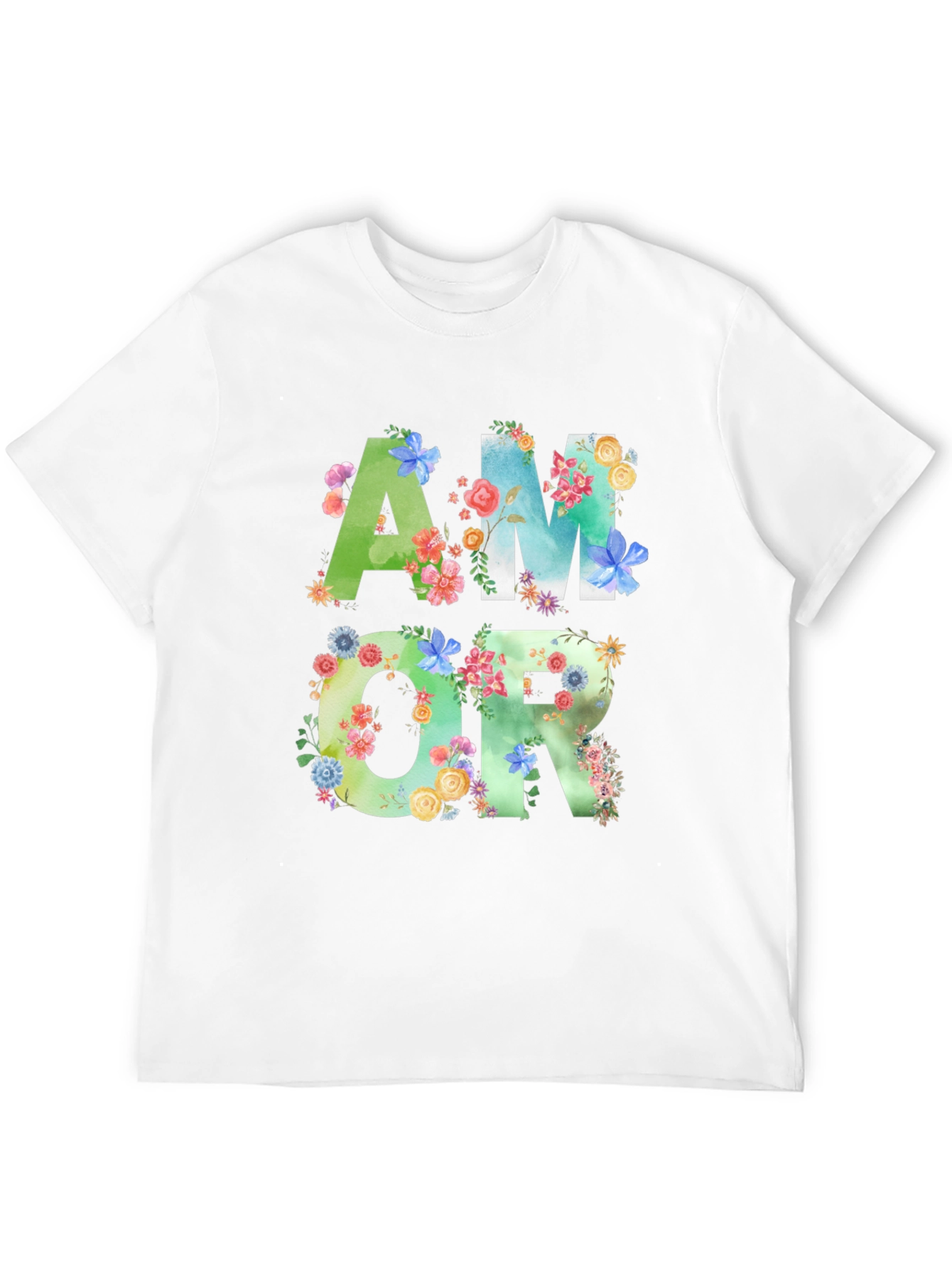 Floral Amor T-Shirt - Stylish Graphic Tee