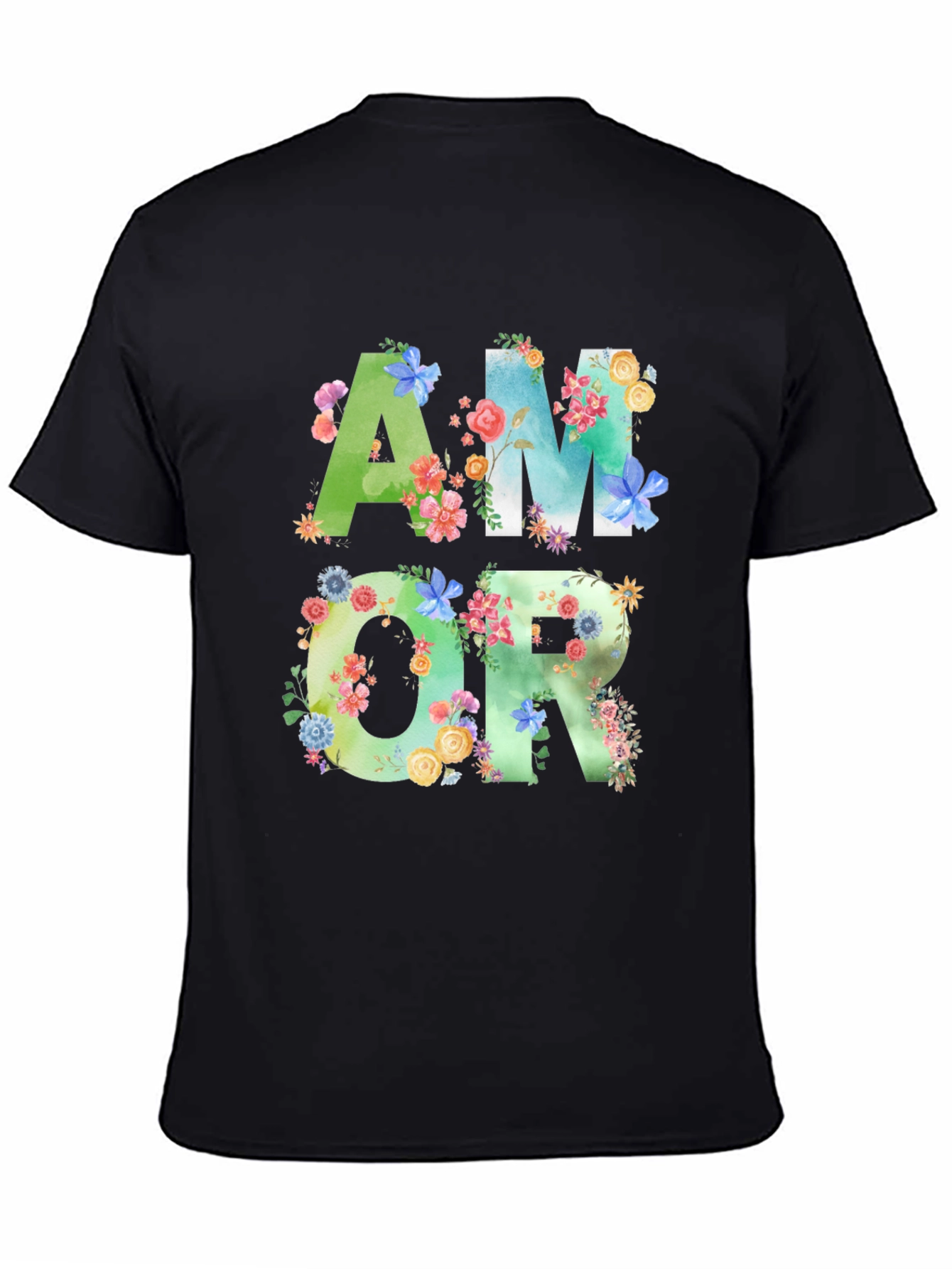 Floral Amor T-Shirt - Stylish Graphic Tee