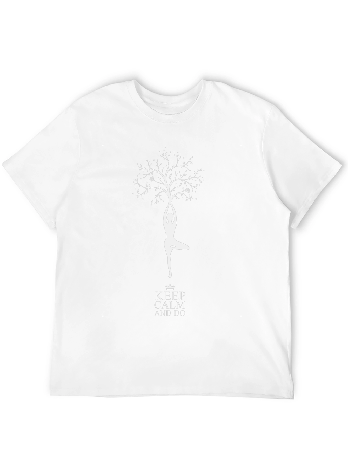 Keep Calm and Do Yoga Tree Pose T-Shirt