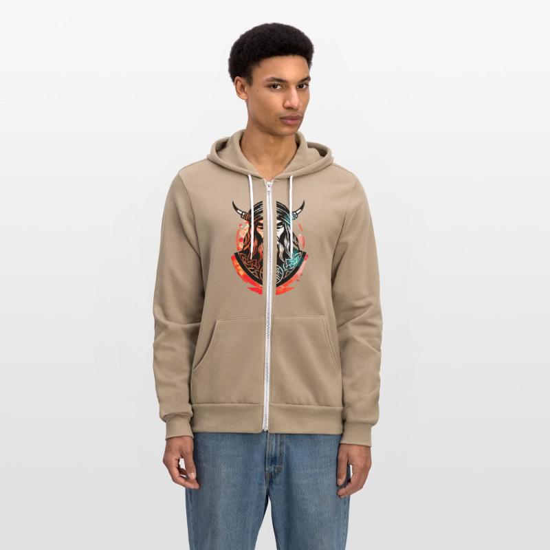 Old Viking Warrior. Viking Warrior Watercolor.