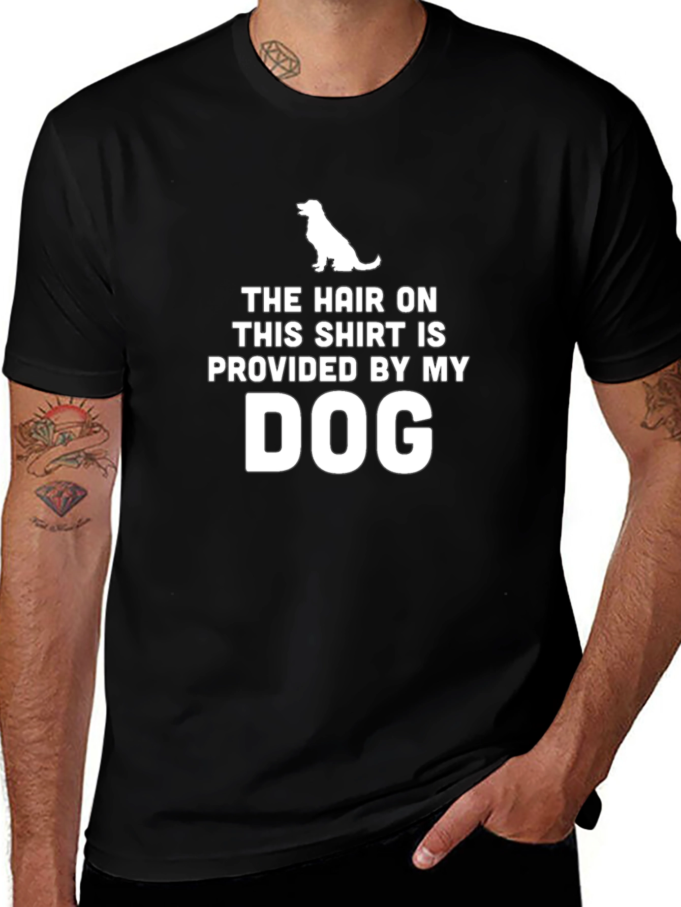 Dog Hair T-Shirt - Funny Pet Lover Tee