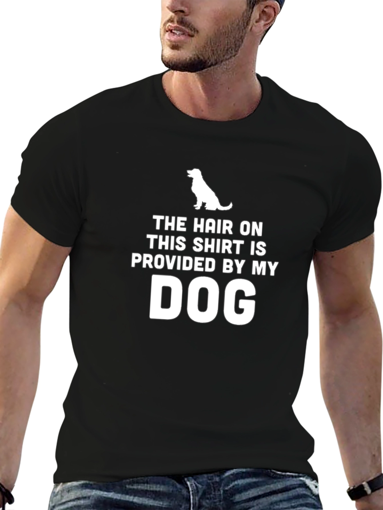 Dog Hair T-Shirt - Funny Pet Lover Tee