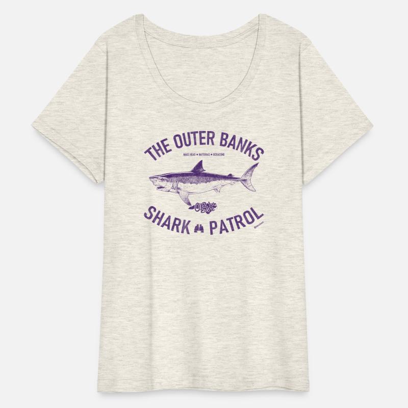 Outer Banks Shark Patrol OBX Vintage Purple
