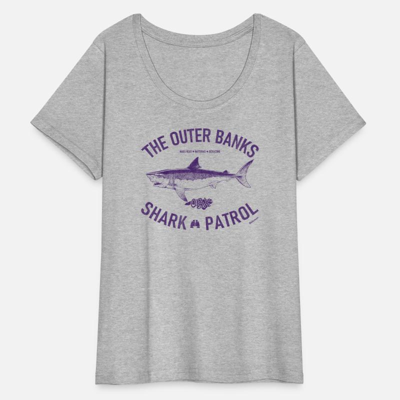 Outer Banks Shark Patrol OBX Vintage Purple