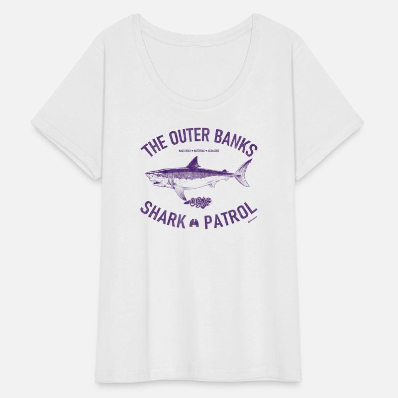 Outer Banks Shark Patrol OBX Vintage Purple