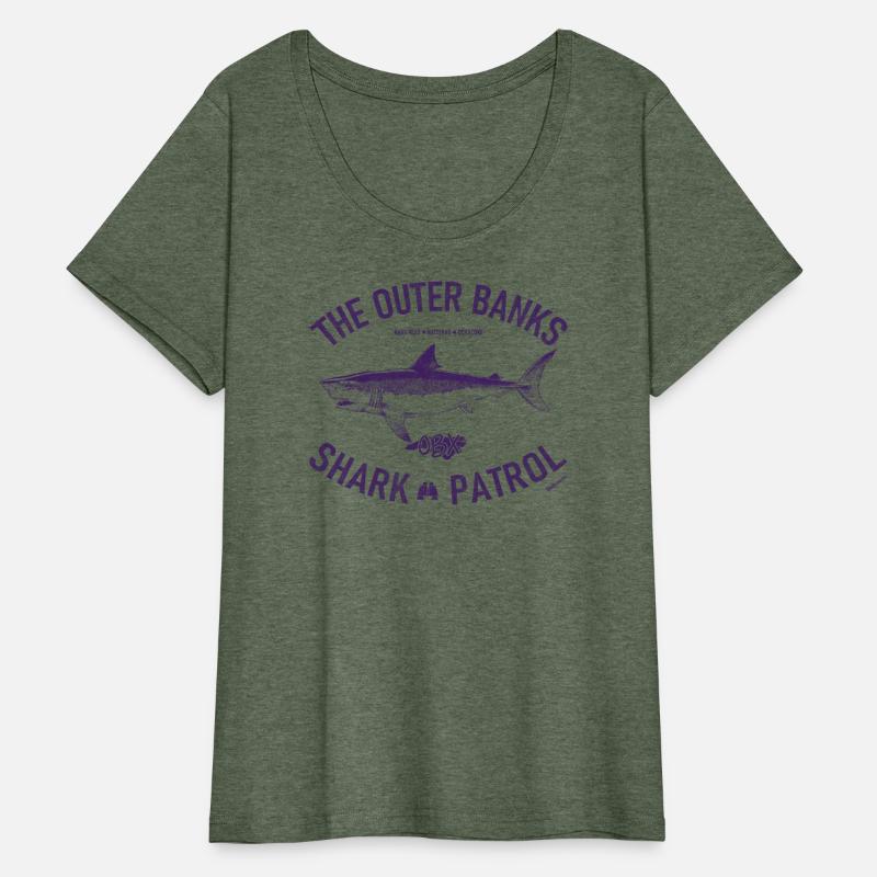 Outer Banks Shark Patrol OBX Vintage Purple
