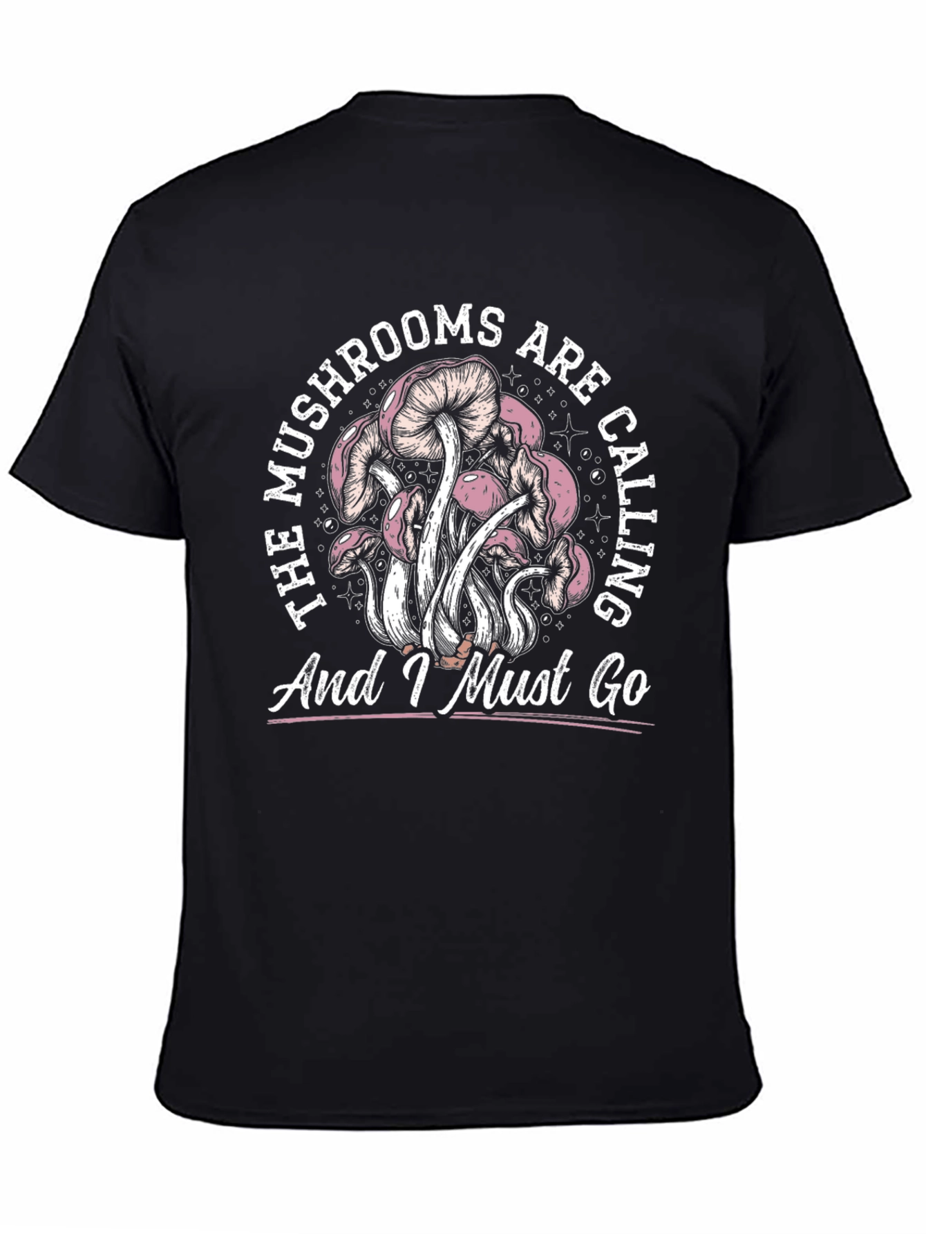 Mushroom Calling Graphic Tee - Unique Design