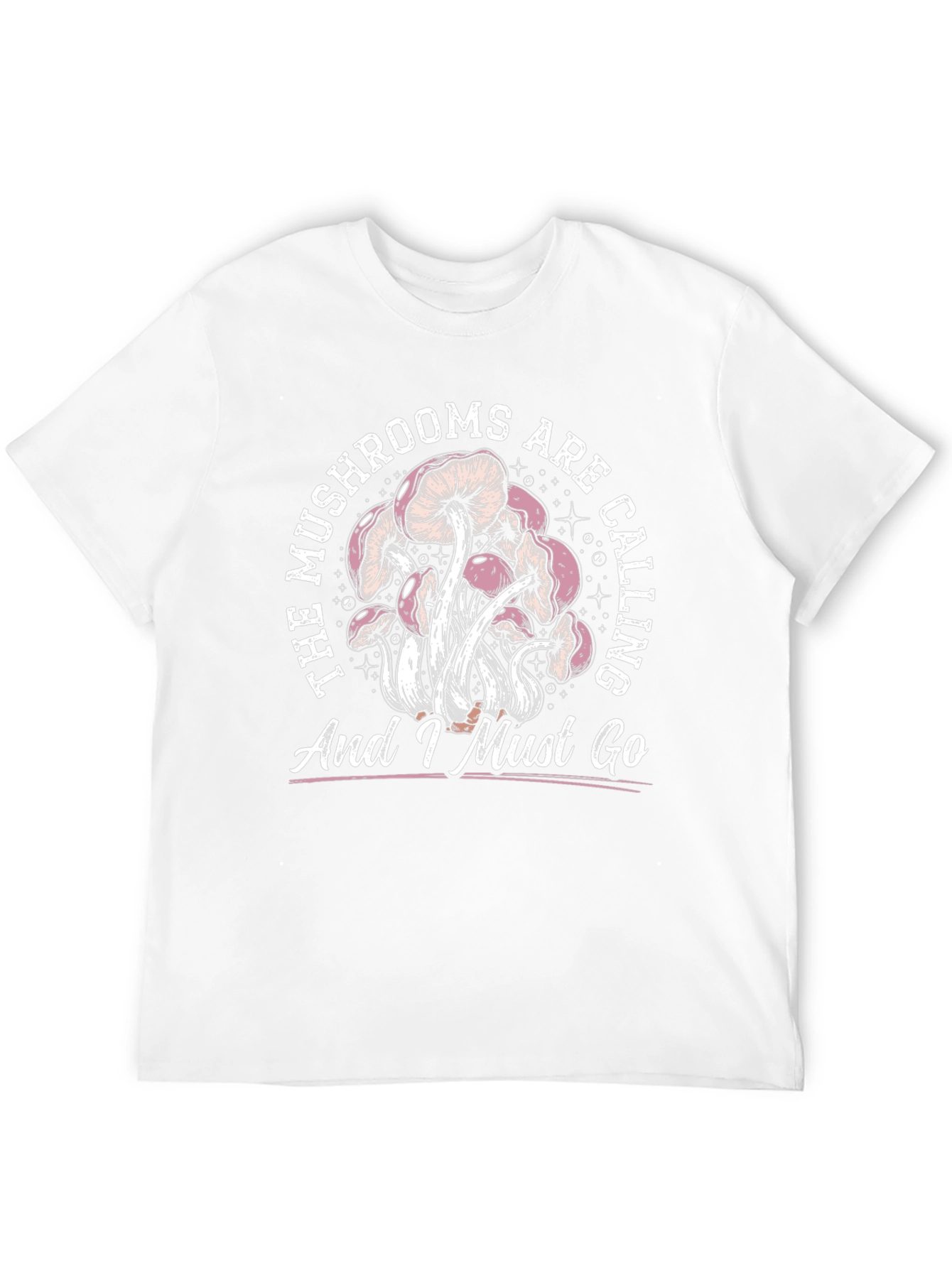 Mushroom Calling Graphic Tee - Unique Design