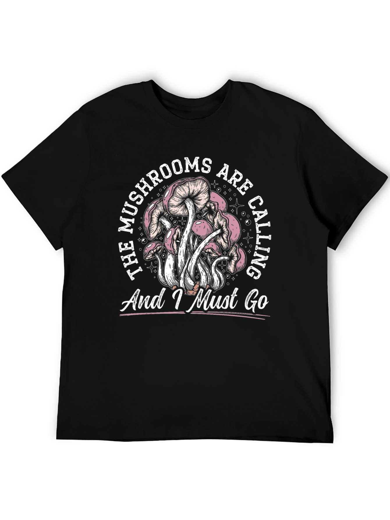 Mushroom Calling Graphic Tee - Unique Design