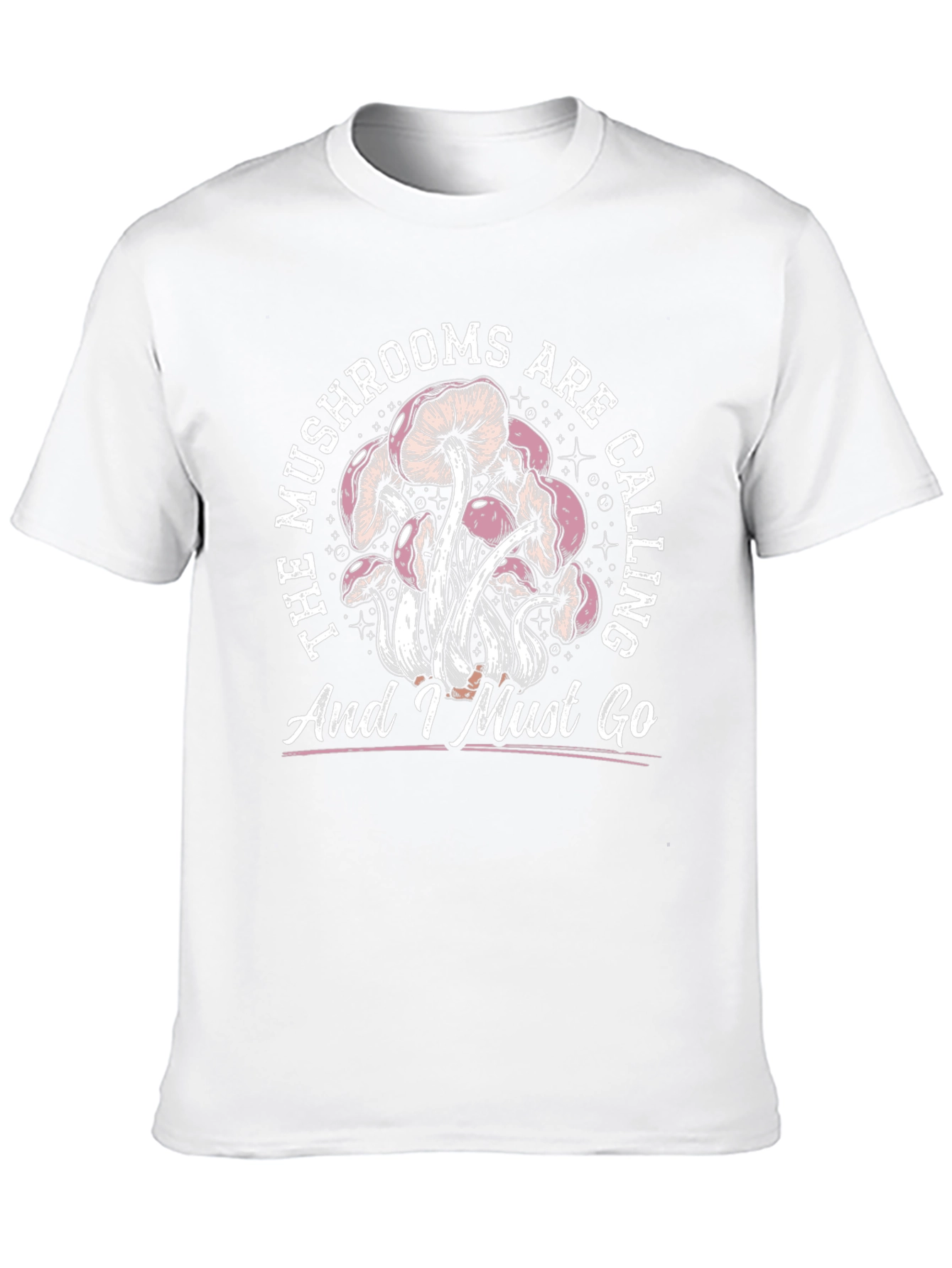 Mushroom Calling Graphic Tee - Unique Design