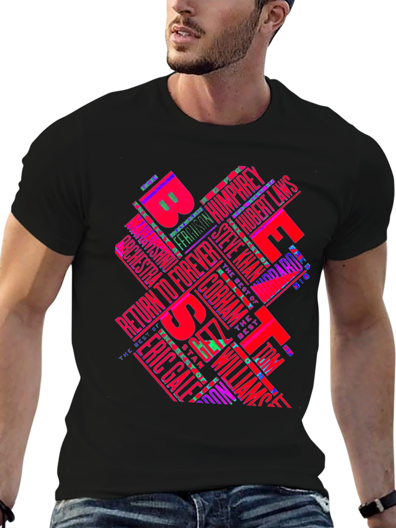 Retro 80s Fusion Music T-Shirt