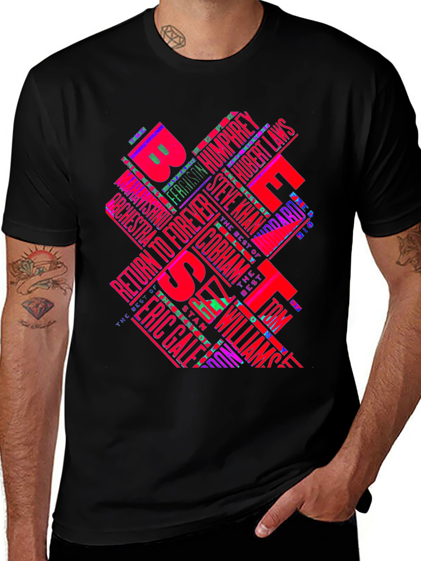 Retro 80s Fusion Music T-Shirt