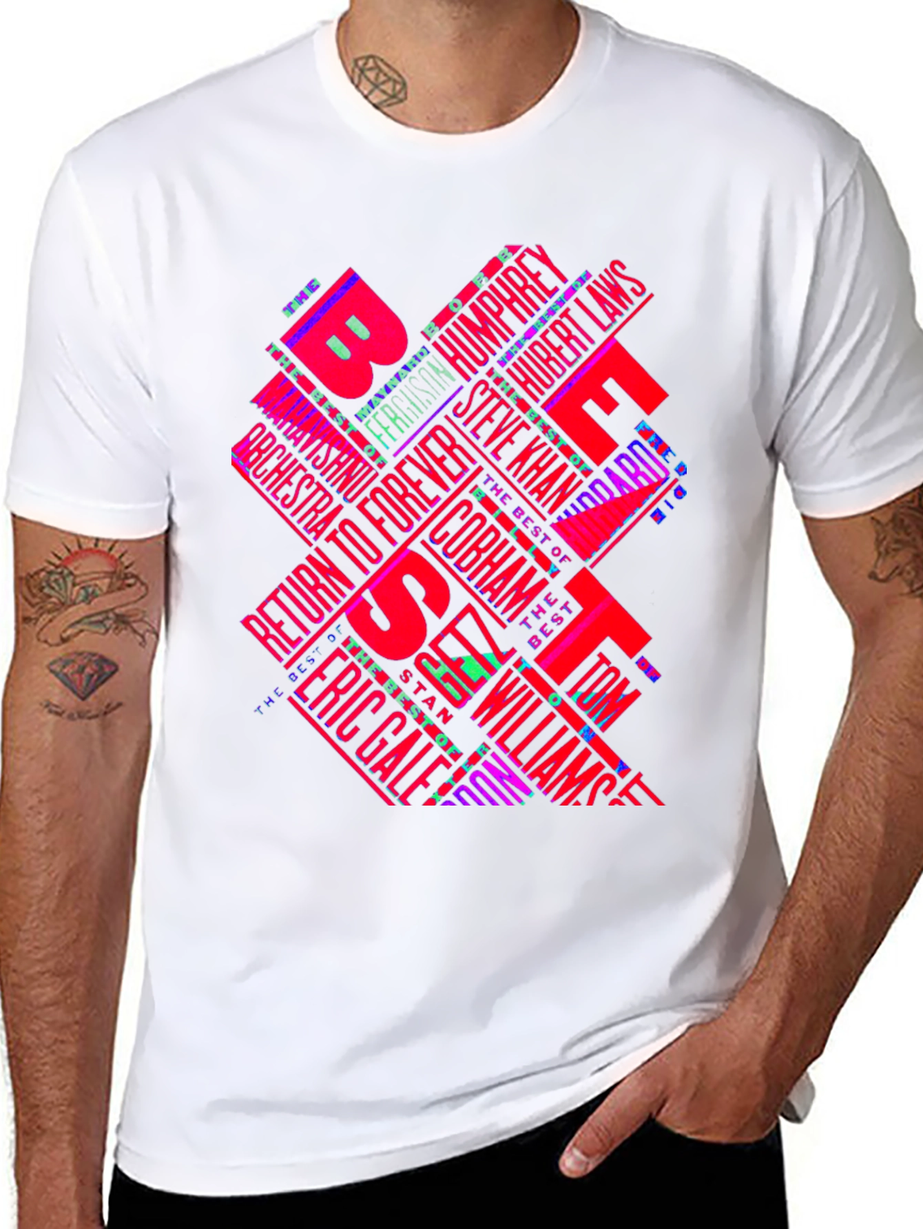 Retro 80s Fusion Music T-Shirt