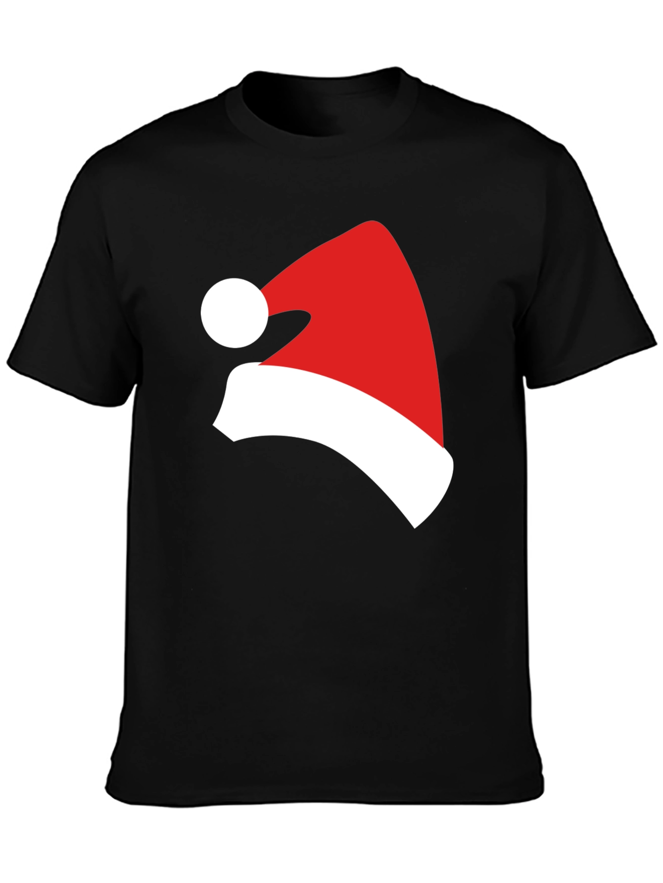 Festive Santa Hat Graphic Tee
