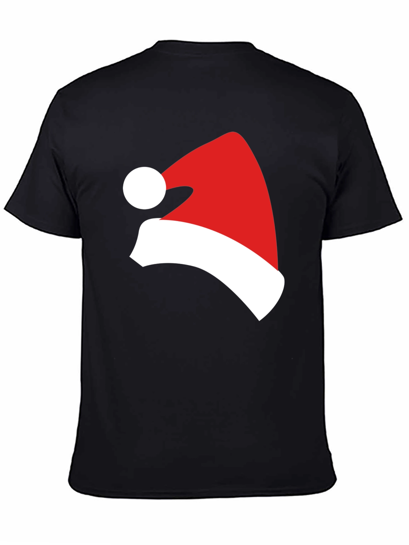 Festive Santa Hat Graphic Tee