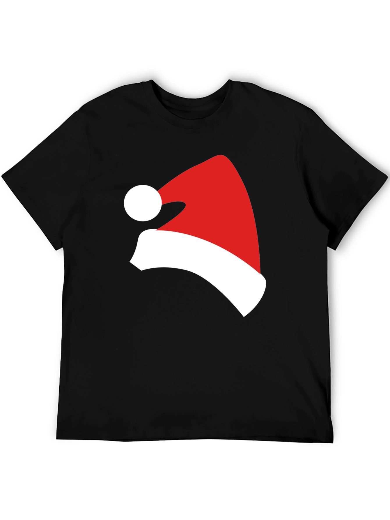 Festive Santa Hat Graphic Tee