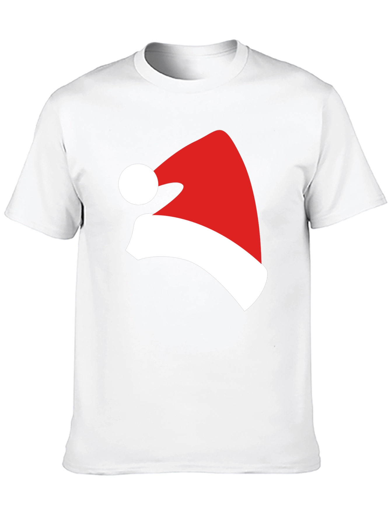 Festive Santa Hat Graphic Tee