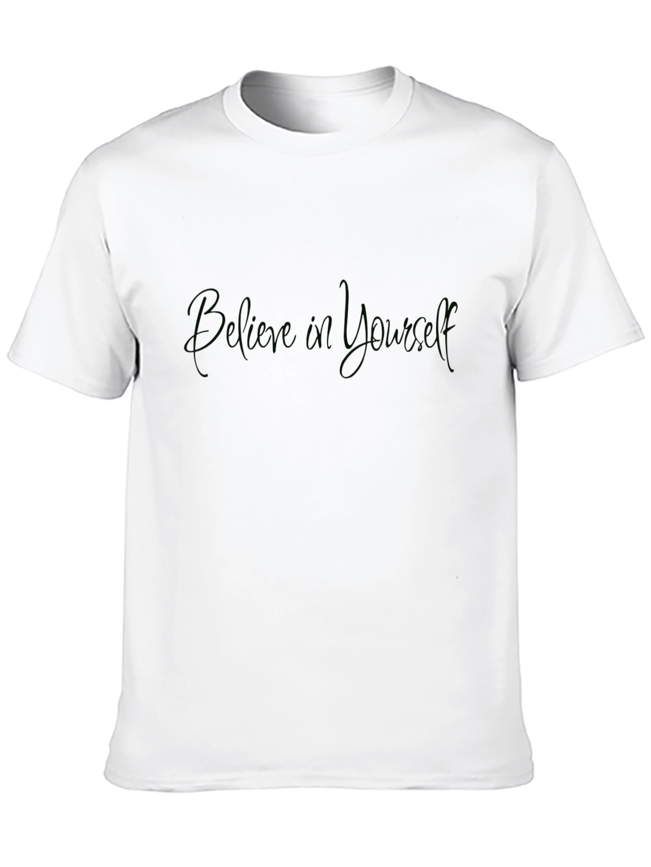 Believe in Yourself Black Graphic Tee
