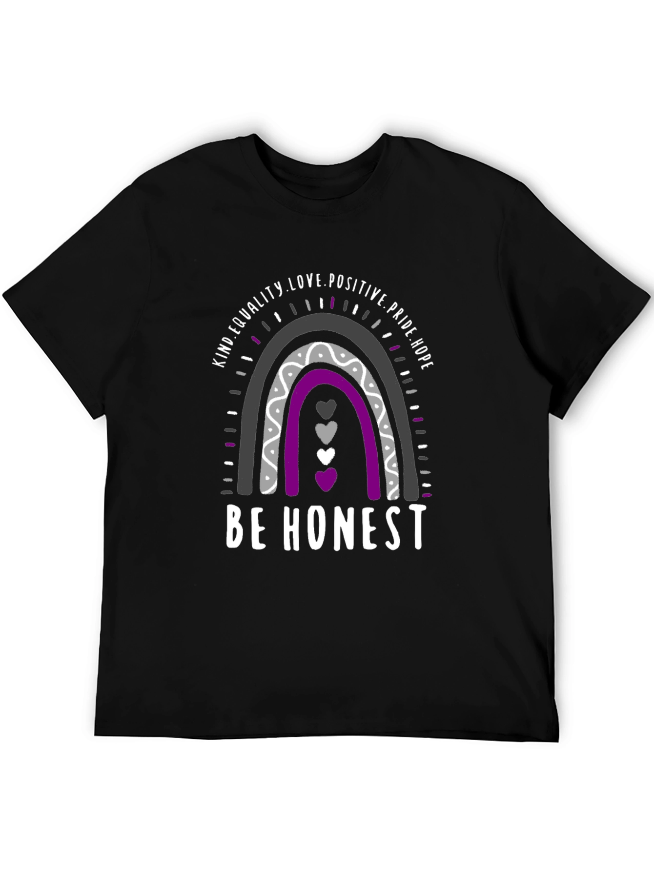 Be Honest Ace Pride Rainbow T-Shirt