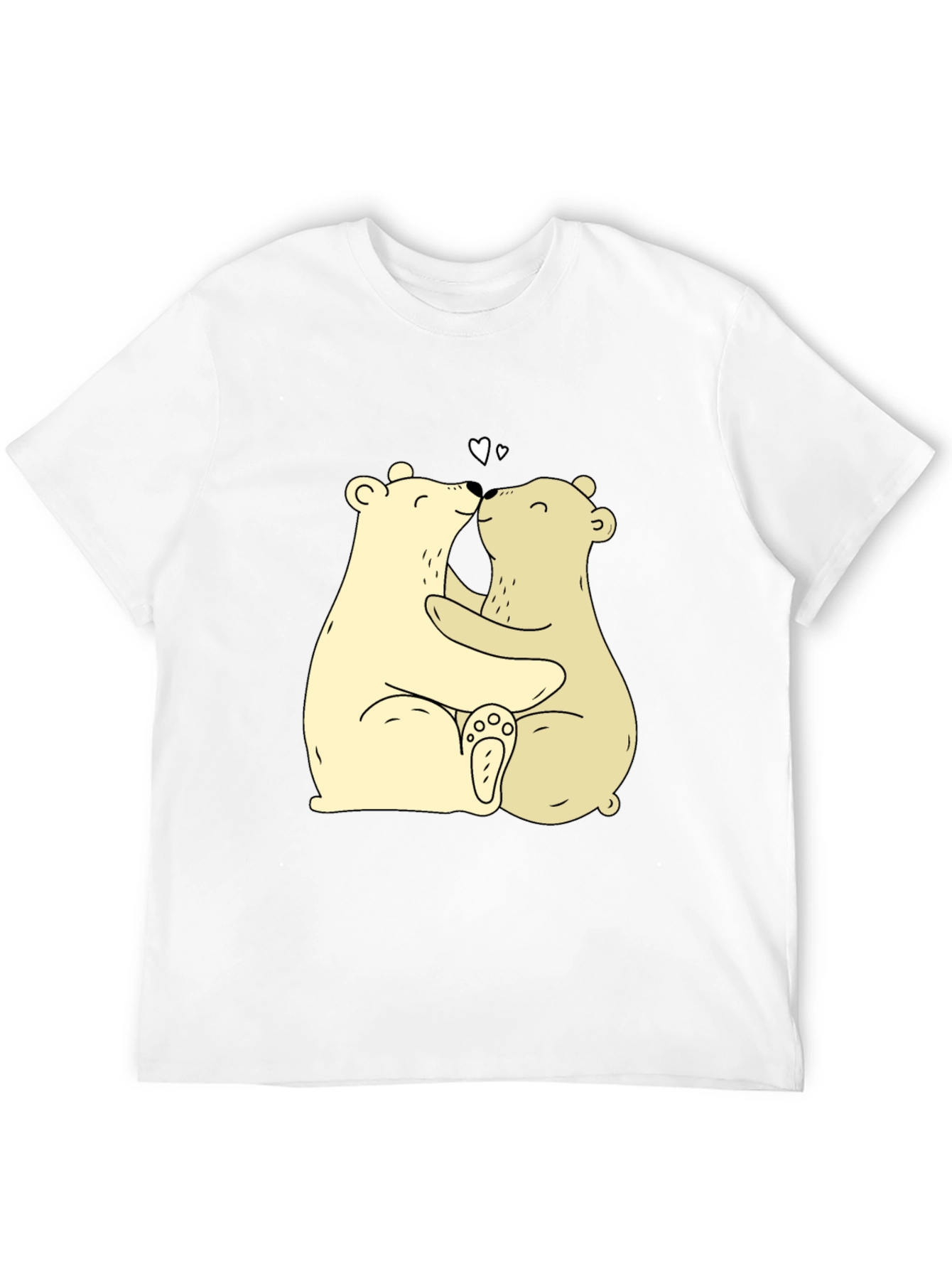 Bear Hug Graphic Tee - Cute & Comfortable