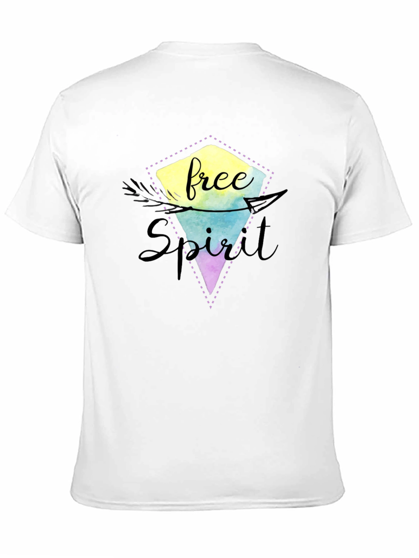 Free Spirit Graphic Tee - Black Unisex Shirt