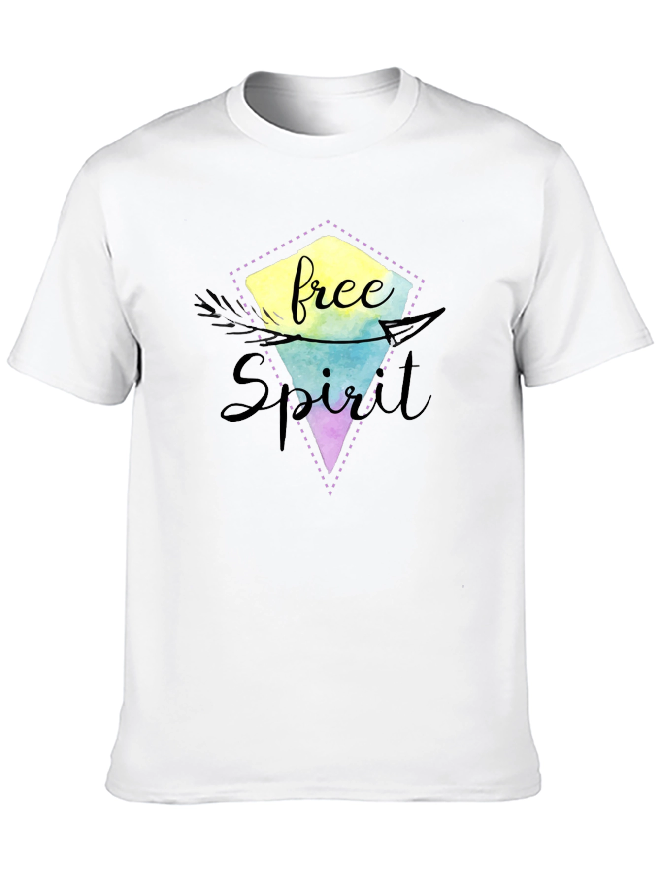 Free Spirit Graphic Tee - Black Unisex Shirt