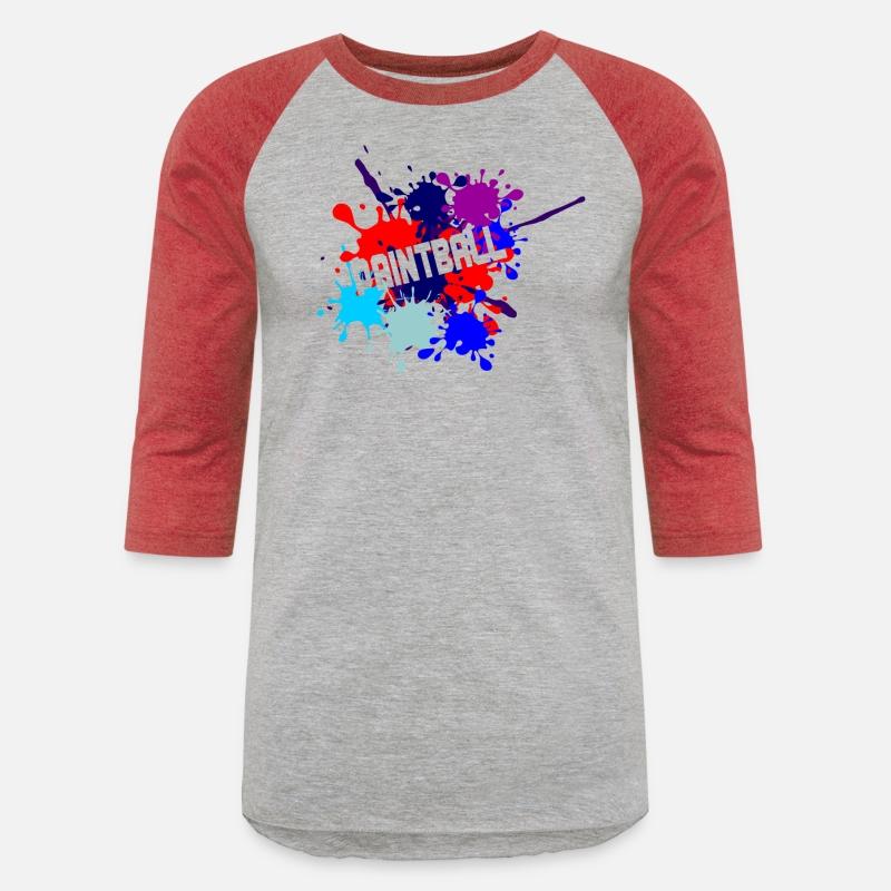 Paintball text cut out in paint splatter text