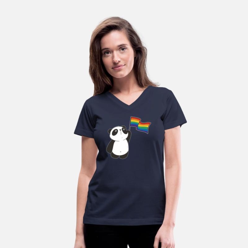 Panda Waving Rainbow Flag Lgbtq Lgbt Diversity