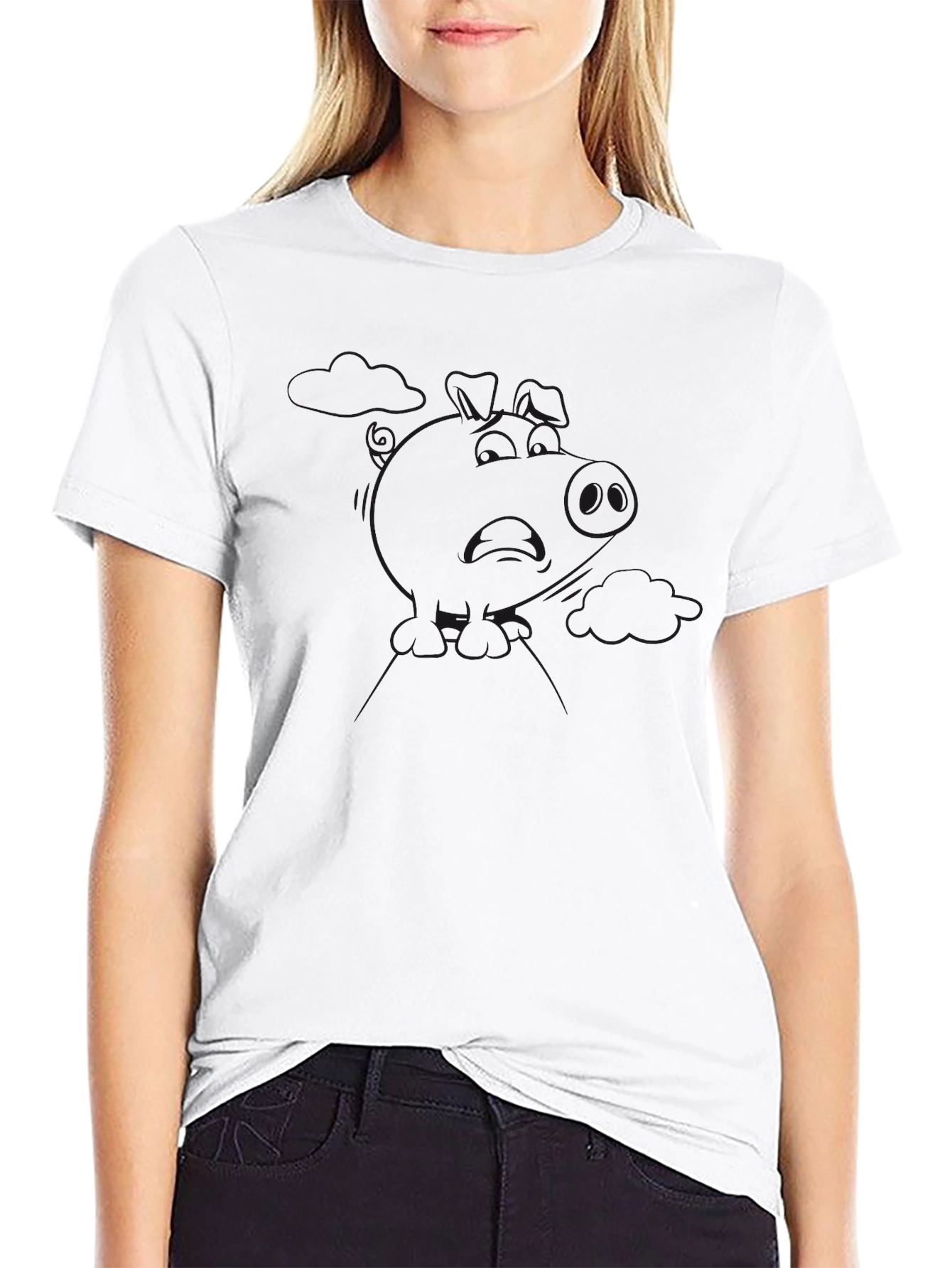 Classic Black Crew Neck T-Shirt - Soft Cotton Blend