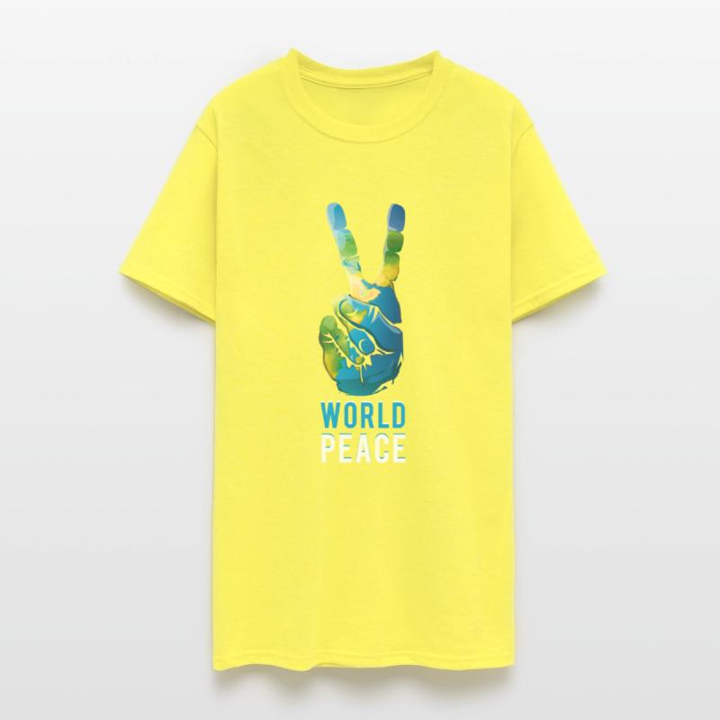 Peace Globe Save Nature Oceans Day Earth Day