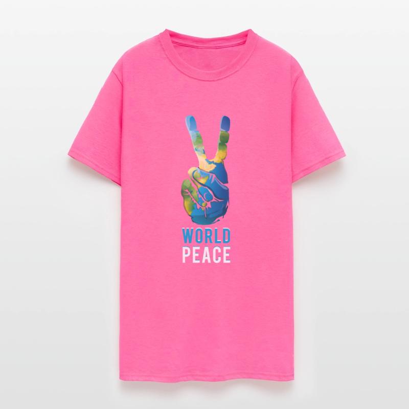 Peace Globe Save Nature Oceans Day Earth Day