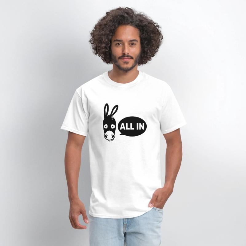 Poker donkey - all in