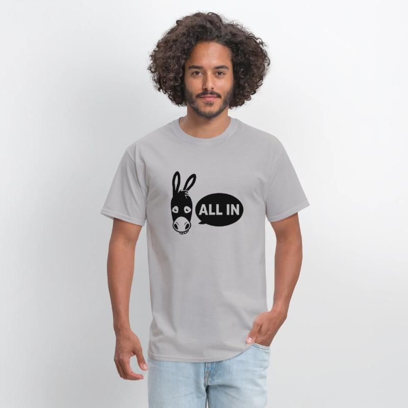 Poker donkey - all in