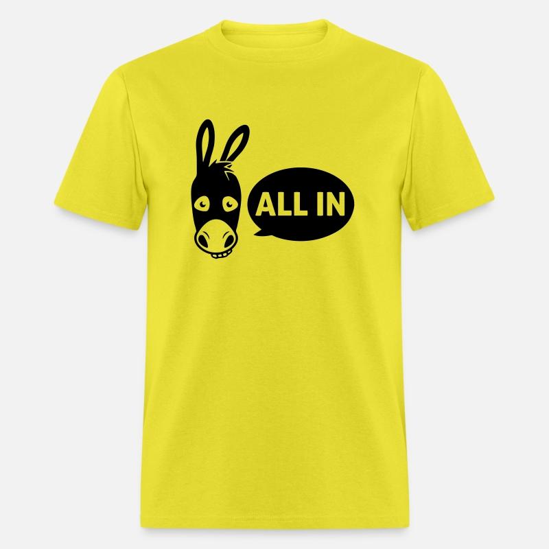 Poker donkey - all in