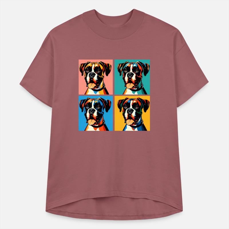 Pop Boxer Dog Portrait - Pet Portrait