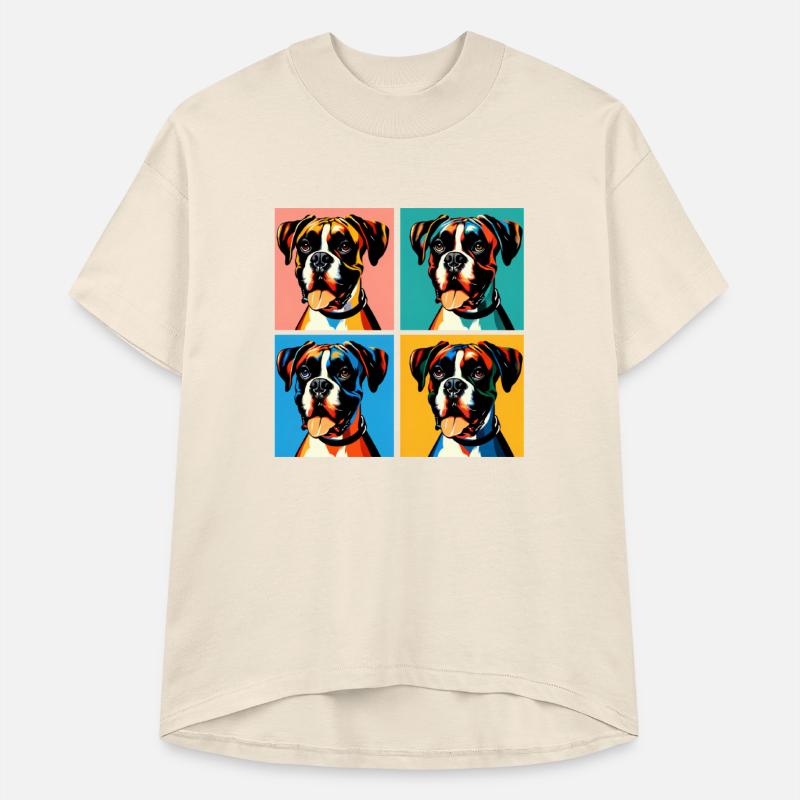 Pop Boxer Dog Portrait - Pet Portrait