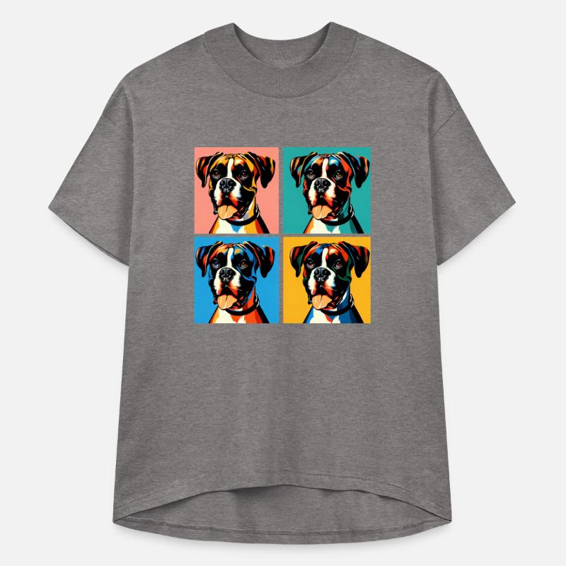Pop Boxer Dog Portrait - Pet Portrait