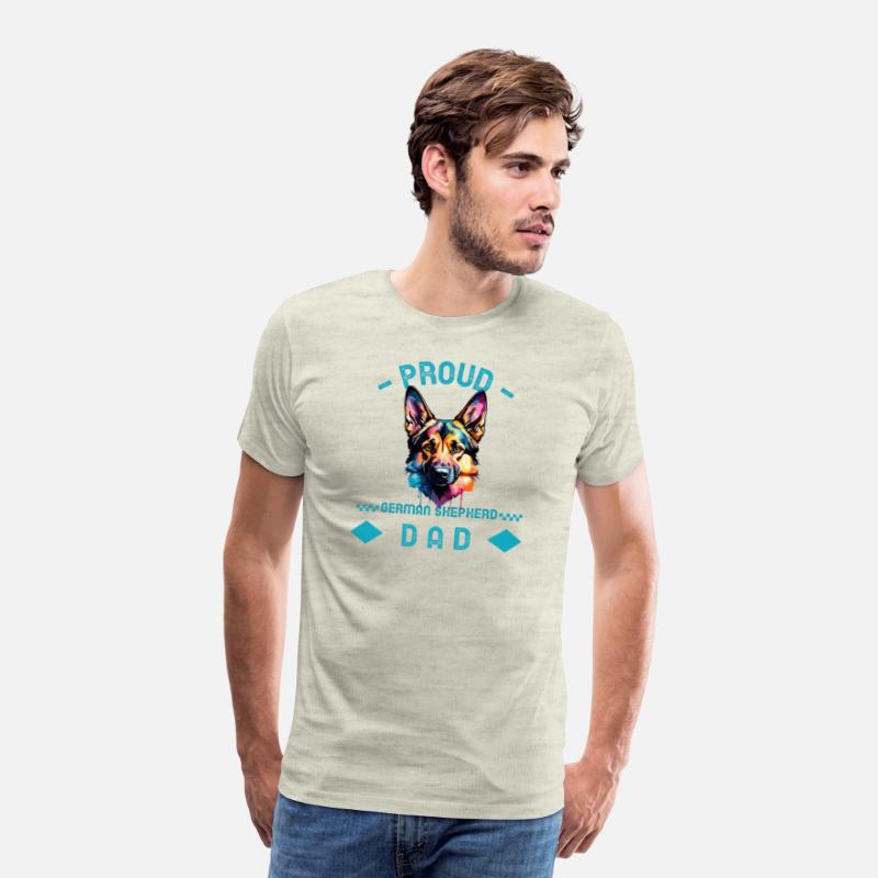 Proud german shepherd dad dog lover gift