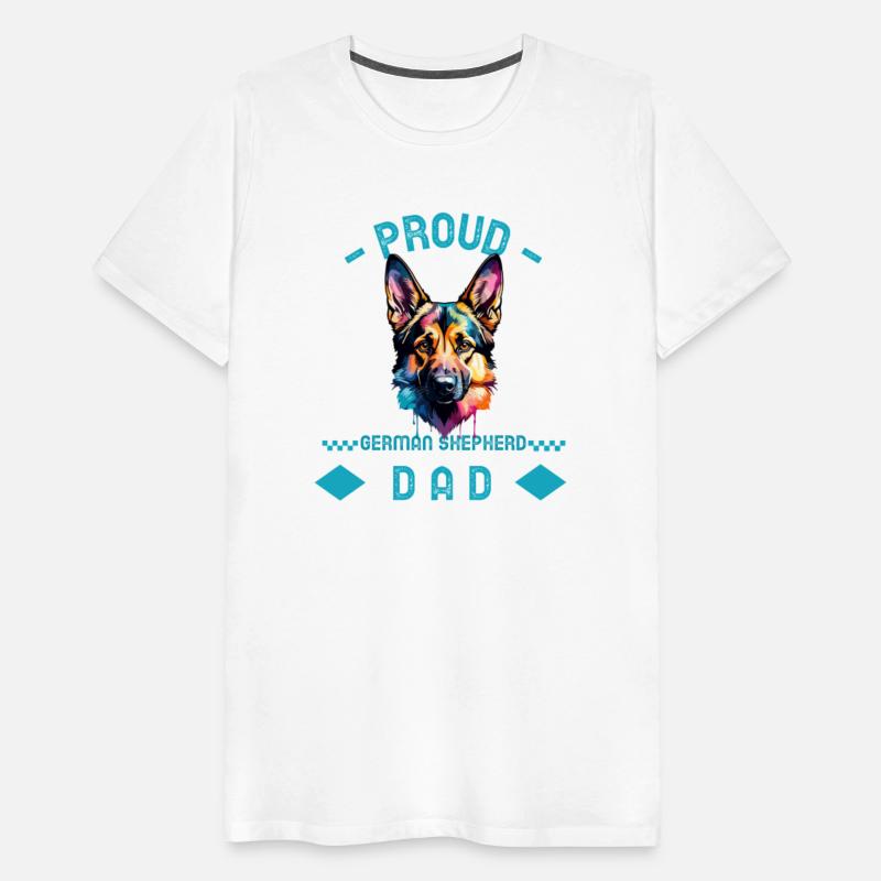 Proud german shepherd dad dog lover gift