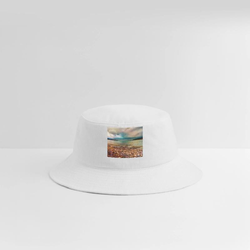 puget sound view of beach and incoming storm