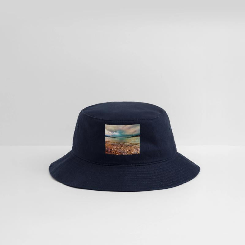 puget sound view of beach and incoming storm