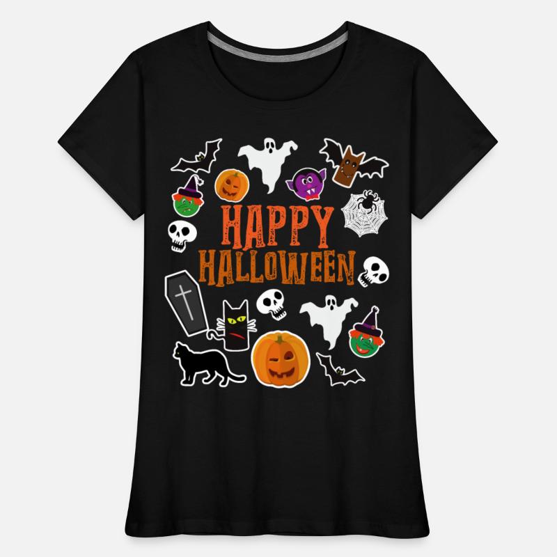 Pumpkin Lantern Skull Ghost Happy Halloween