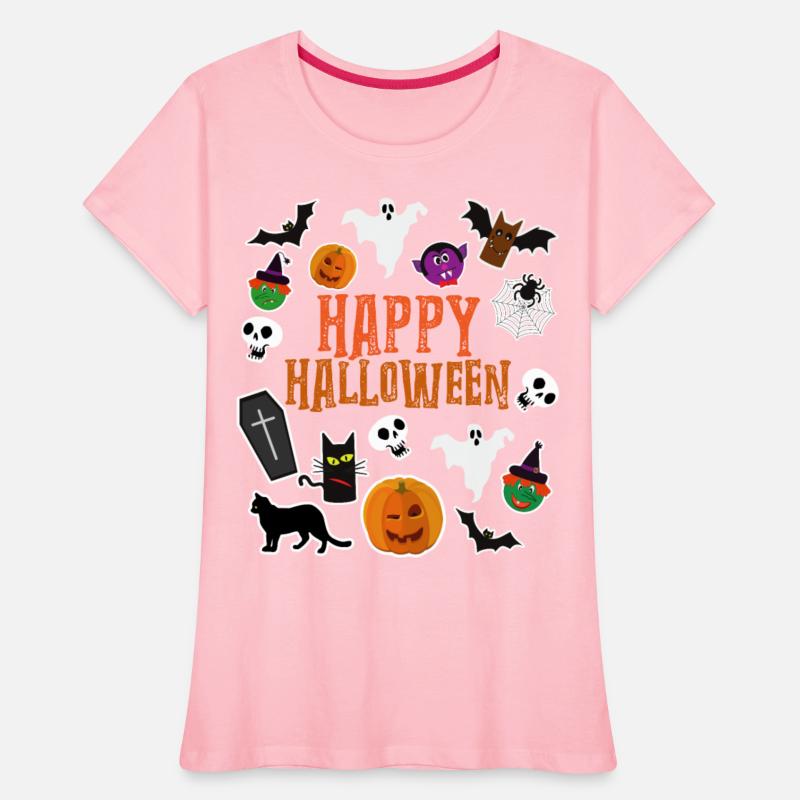 Pumpkin Lantern Skull Ghost Happy Halloween