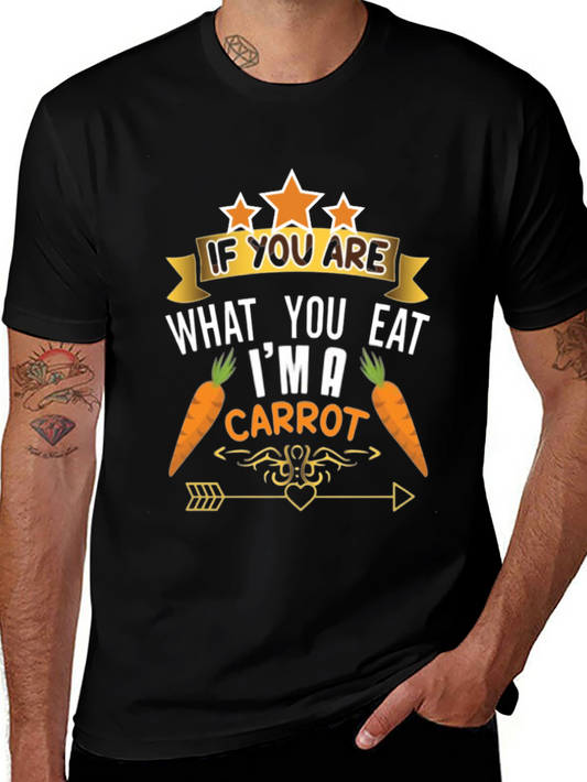 Funny Carrot T-Shirt - You Are What You Eat Graphic Tee