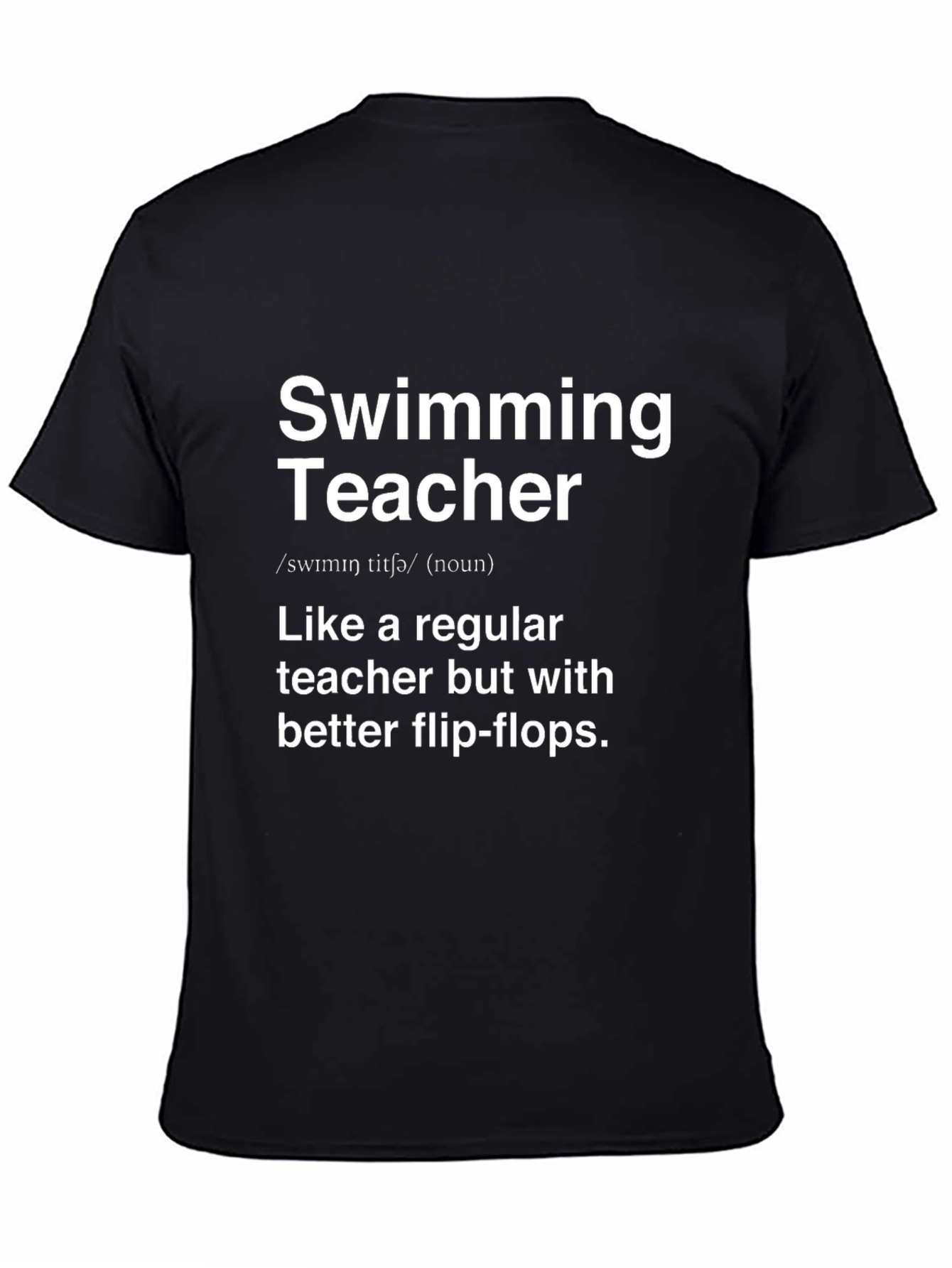 Swimming Teacher Graphic Tee - Funny Teacher Gift