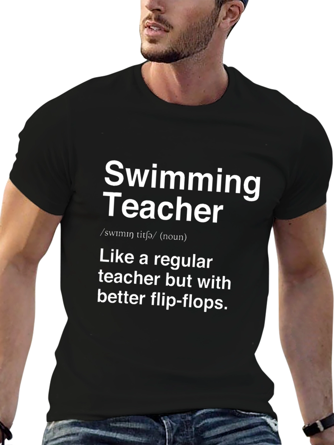 Swimming Teacher Graphic Tee - Funny Teacher Gift