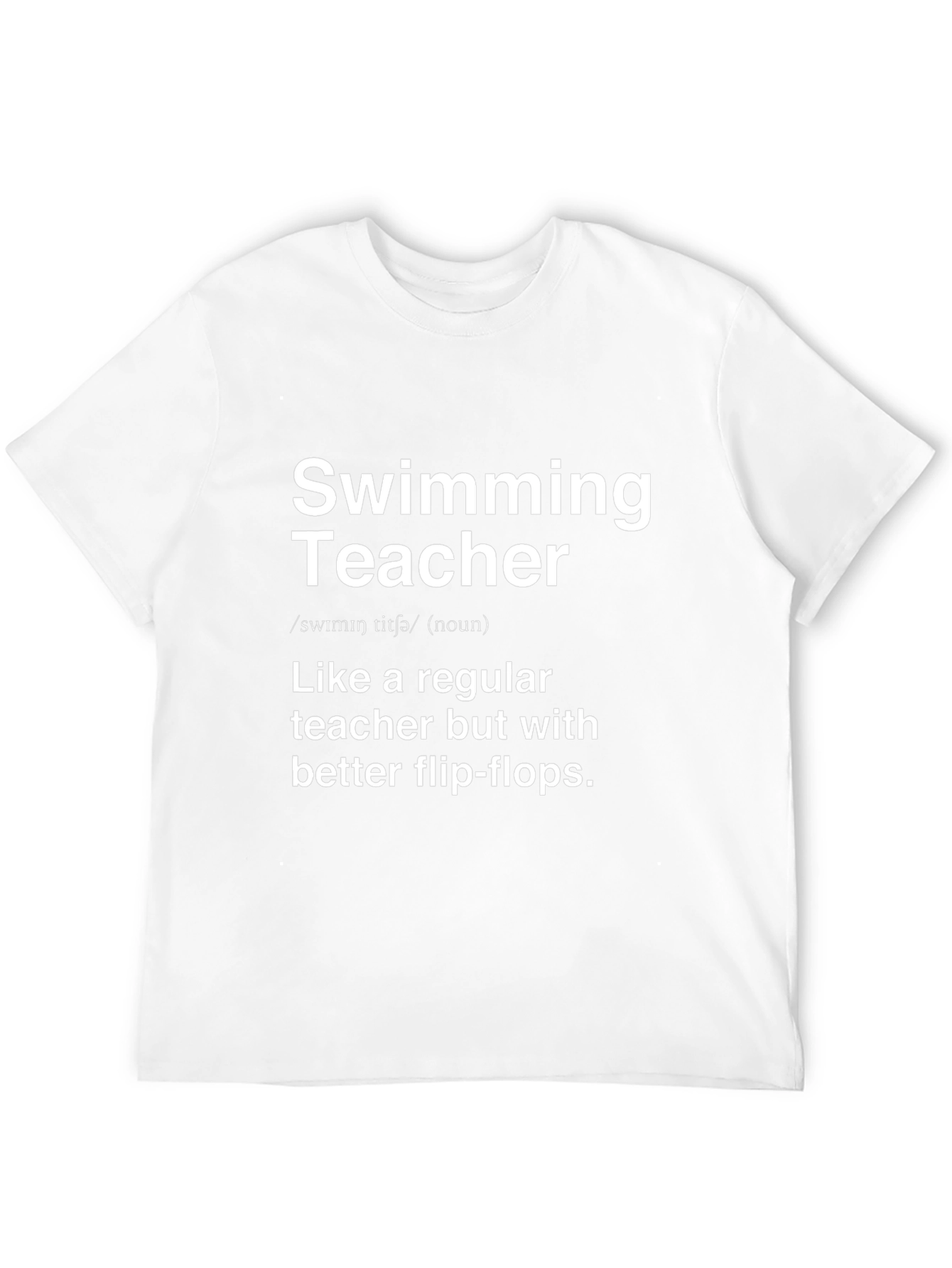 Swimming Teacher Graphic Tee - Funny Teacher Gift