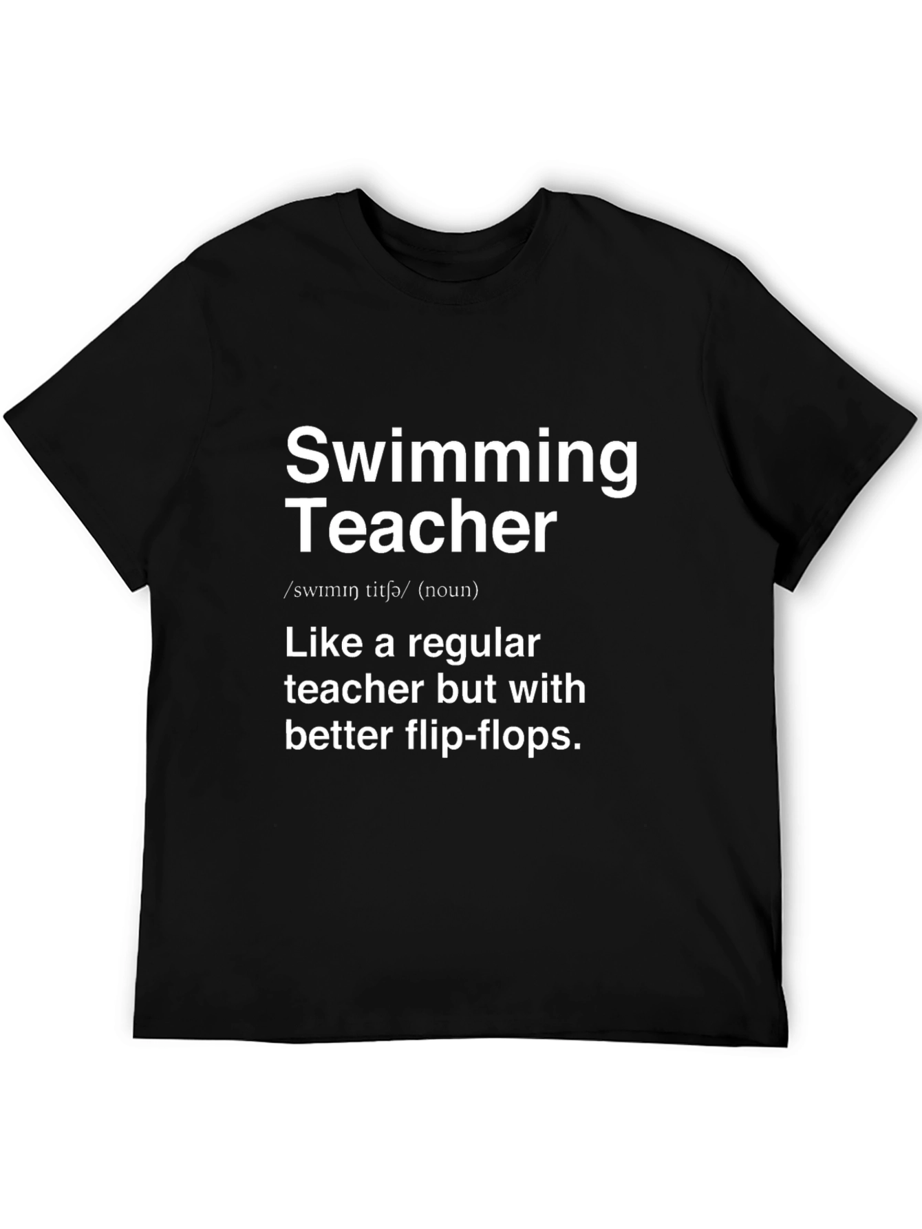 Swimming Teacher Graphic Tee - Funny Teacher Gift